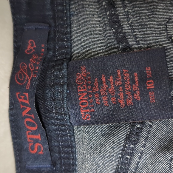 STONE LOVE Jean shorts 10 NWOT - Picture 2 of 3